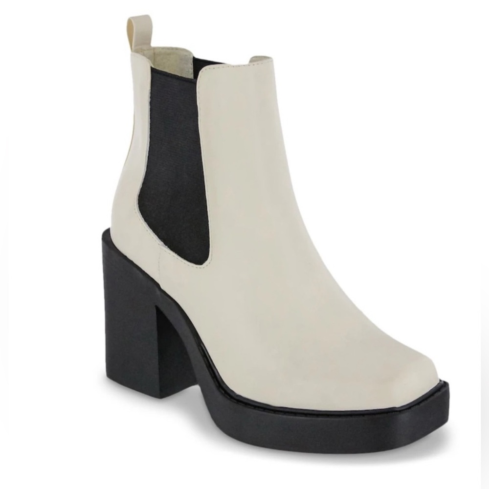 MIA White Dru Platform Boot